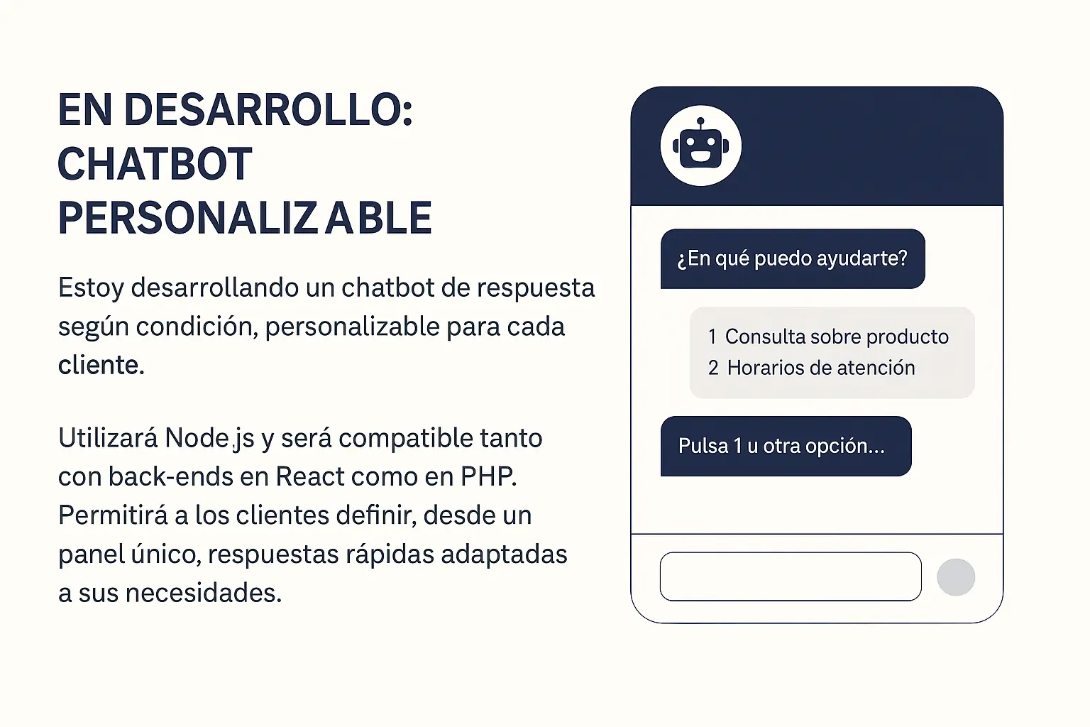 Chatbot Personalizable