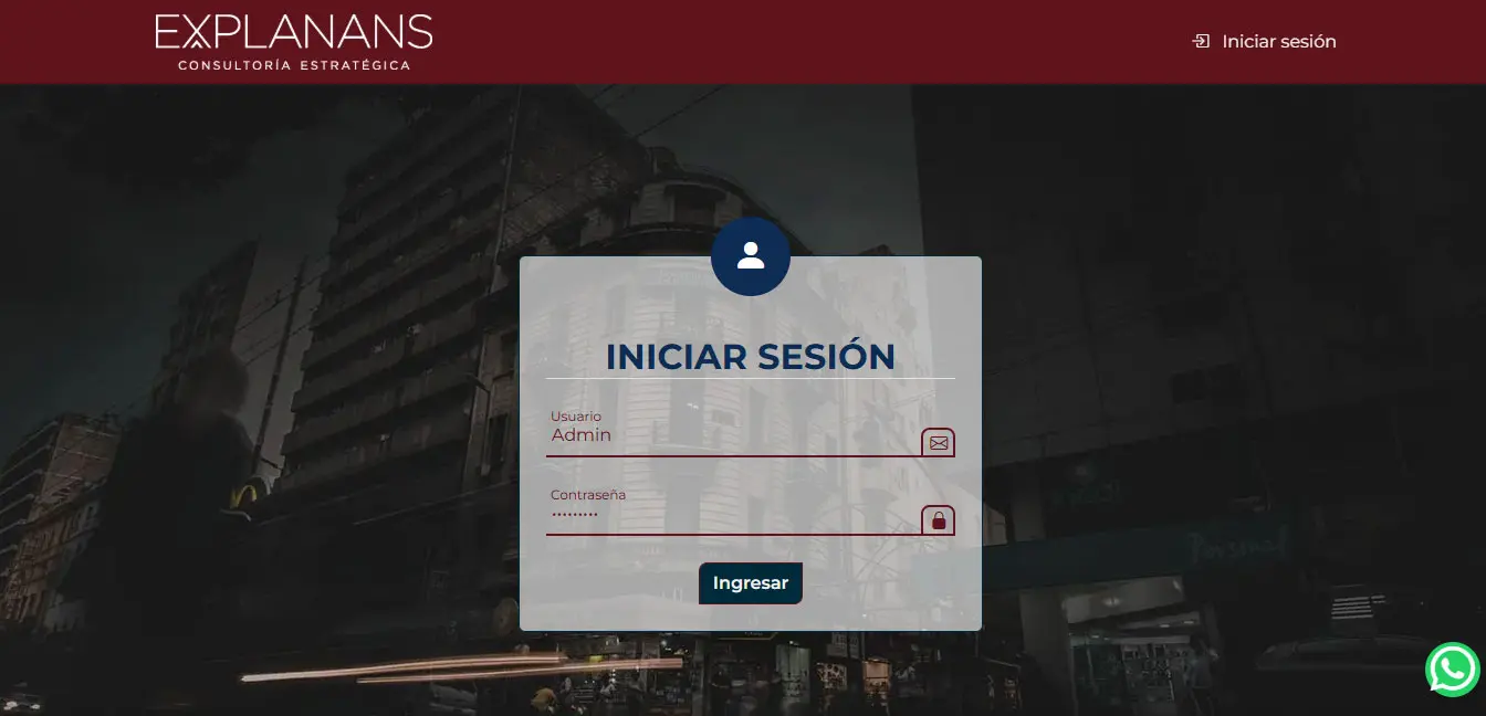 Sistema Web para Explanans