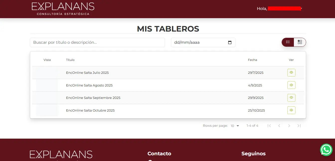 Sistema Web para Explanans — imagen 4